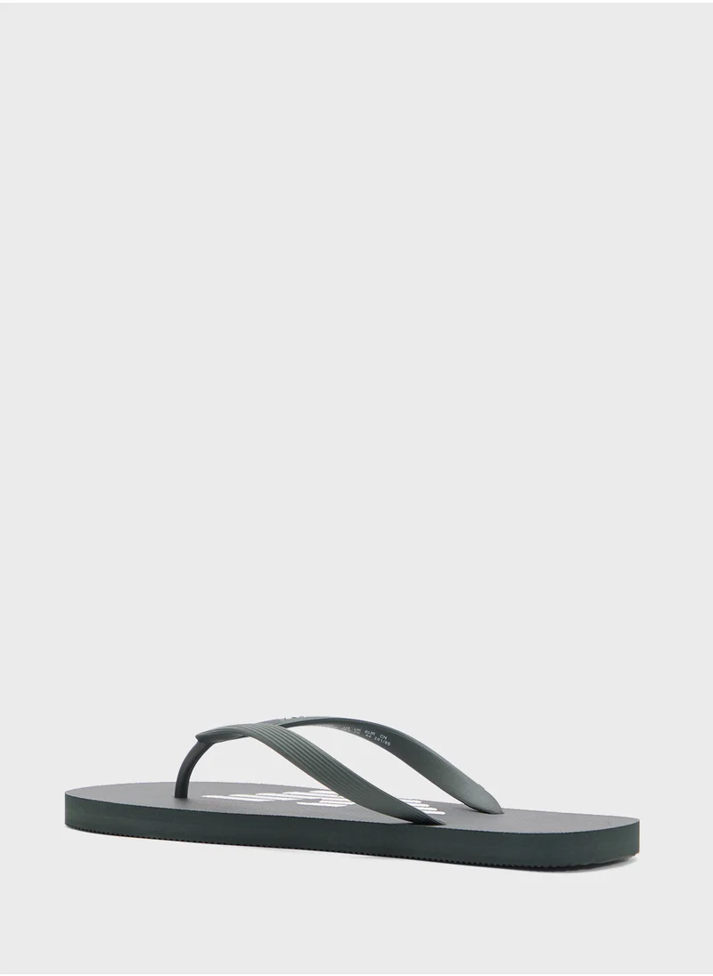 امبوريو ارماني Logo Beach Flip Flops