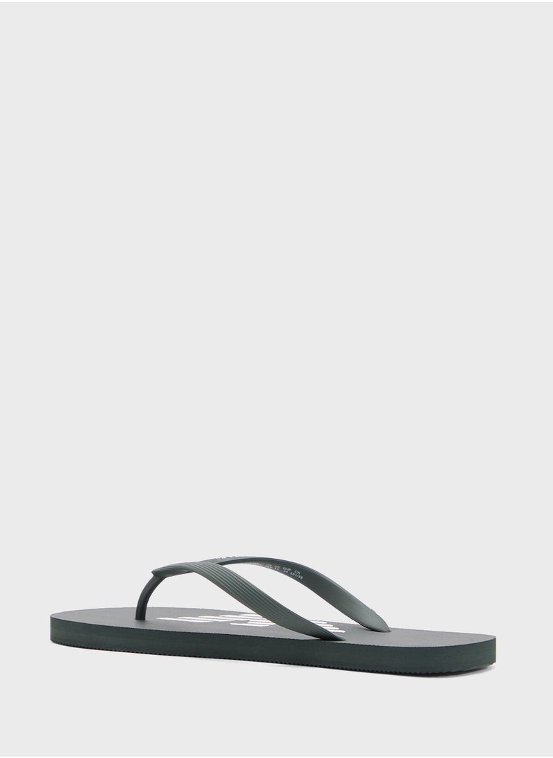 EMPORIO ARMANI - Logo Beach Flip Flops - Image 1