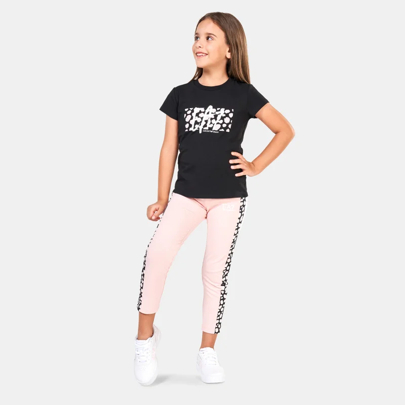 EA7 Emporio Armani Kids' Graphic Stretch T-Shirt (Older Kids)