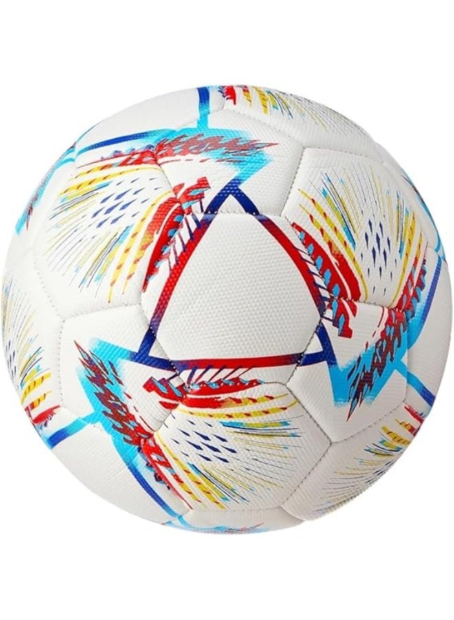Generic Madira 22 Five-a-Side Soccer Ball, Size 5, Multicolor