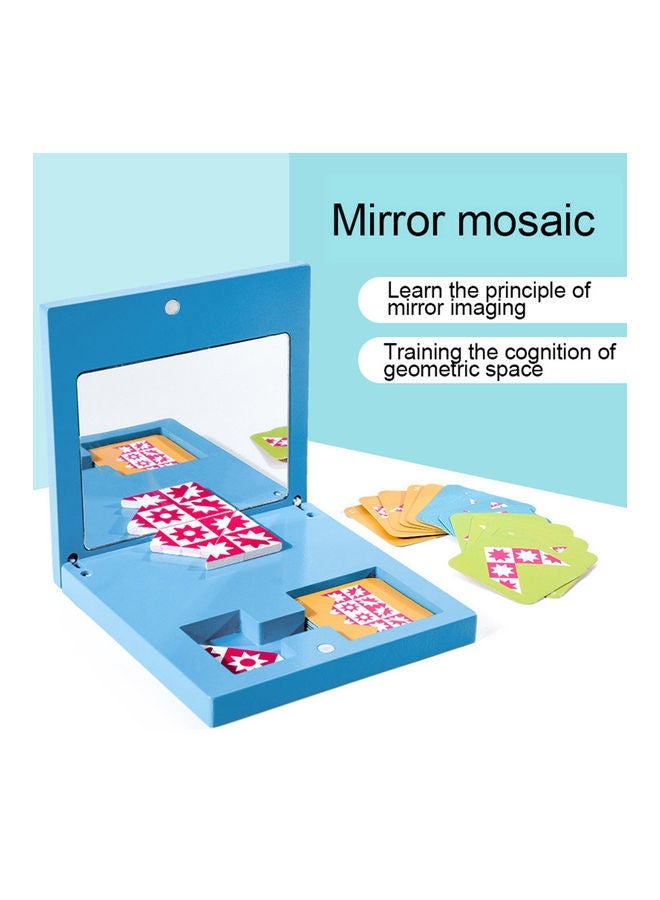 NIBEMINENT Mirror Imaging Sensory Learning Wooden Puzzles Set - Image 2