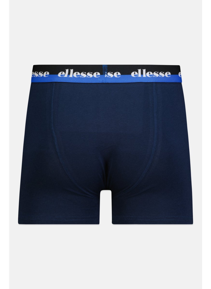 Ellesse Men 3 Pieces Brand Logo Trunks, Multicolor  - Image 3