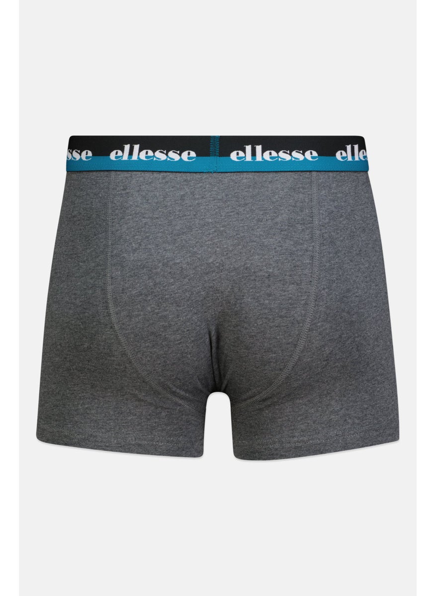 Ellesse Men 3 Pieces Brand Logo Trunks, Multicolor  - Image 2