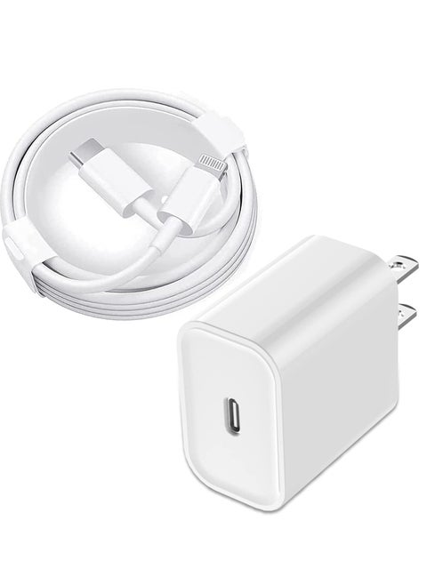 iPhone 12 13 Fast Charger,Fast iPhone Charger [Apple MFi Certified]Lightning Cable 20W Type C Charger USB C Fasting Charging Plug Adapter Compatible with iPhone13/13 Pro Max/12/12 Pro/11/XS/XR/X,iPad