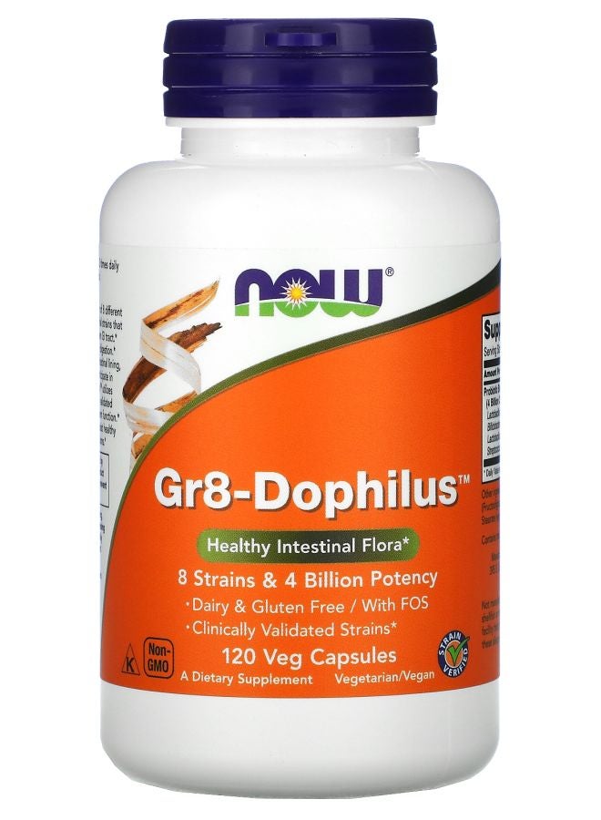now Gr8-Dophilus 120 Veg Capsules