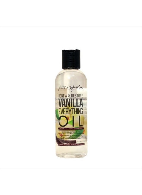 Renew & Restore Vanilla Everything Oil |Sulfate, Paraben, Gluten and Dye Free, Improves Overall Appearance of Skin | 6.8 Ounces