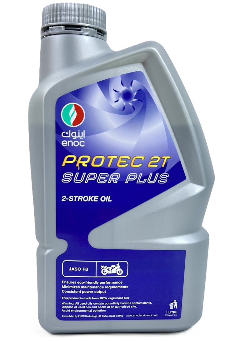 ENOC 2-Stroke Engine Oil Protec Super Plus (12*1Ltr) - Image 4