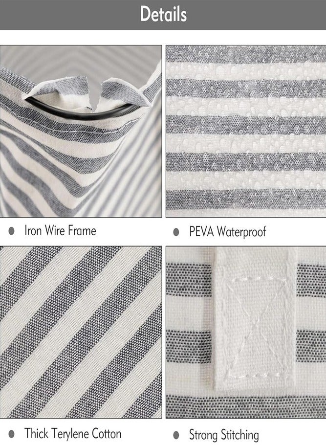 BELLSBERRY 75L Laundry Hamper Foldable Waterproof Laundry Basket with Handles - Image 3