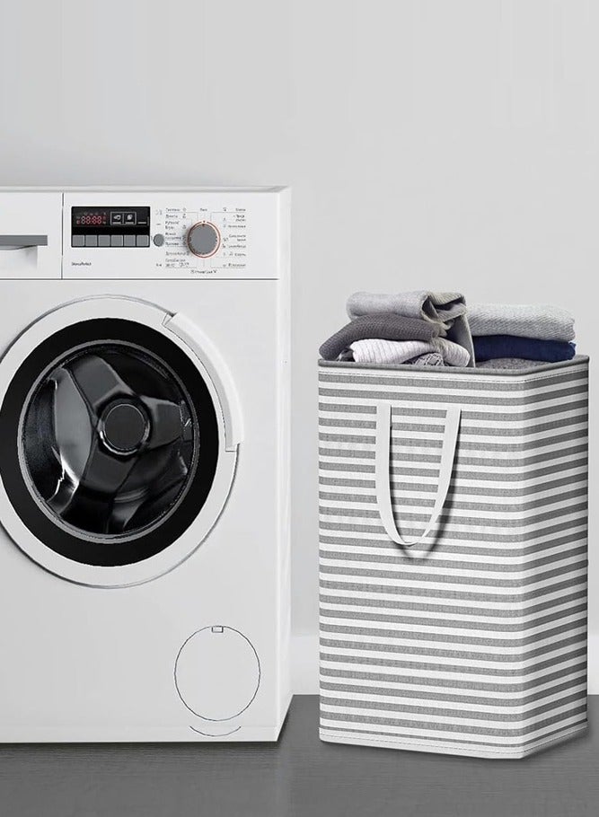 BELLSBERRY 75L Laundry Hamper Foldable Waterproof Laundry Basket with Handles - Image 5