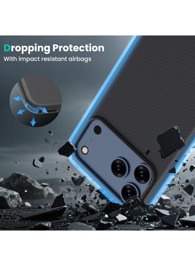 Nillkin Case Cover Super Frosted Pro  Case Anti-Scratch & Slip For Iphone 17 Pro Max (Black) - Image 5