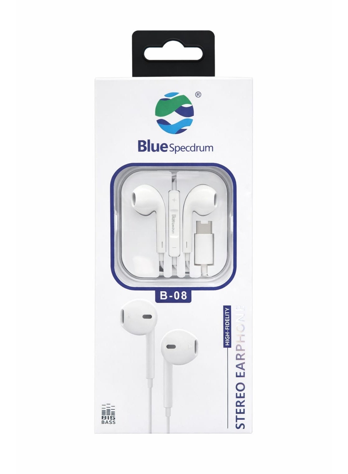 bluespectrum Bluespectrum Wired in-ear Headphones With Clear Sound Tab C ZE7FBC487B7462A5E7163Z