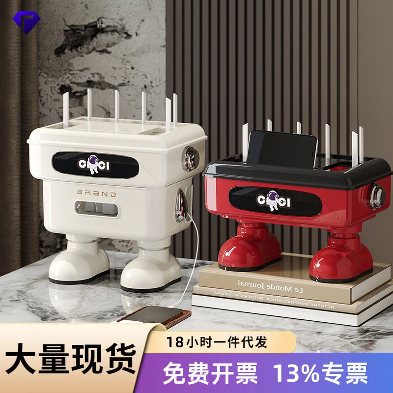 Router Storage Box ABS Multipurpose Desktop Cable Organizer - Image 2