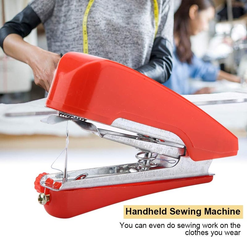 klarako Handheld Sewing Machine Mini Portable Travel Manual Hand Sewing Machine for Beginners Home Quick Repairing and Stitch Handicrafts - Image 2