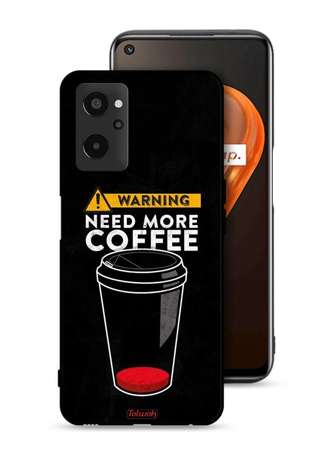 Tolwak Realme 9i 4G Protective Case Cover Need More Coffee - Image 1