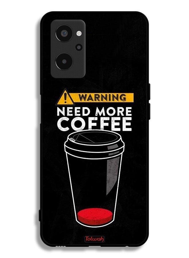 Tolwak Realme 9i 4G Protective Case Cover Need More Coffee - Image 2