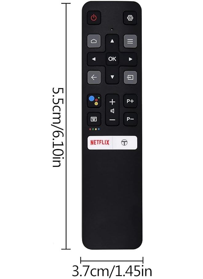 erorex Rc802V Fnr1 Newest Remote Control Fit For Tcl Tv 32S6500A 65P8S 65P8 55P8S 55P8 55Ep680 50P8S 50P8 49S6800Fs 49S6800 49S6510Fs 32S6500 32S6500S 32S6800S 32S6510S 32A325 32A323  - Image 2