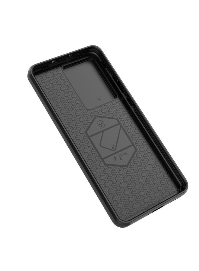 اس-توب جراب لهاتف OnePlus Nord CE3 5G، مصنوع من مادة TPU + PC، جراب مقاوم للصدمات مع حامل - Image 4