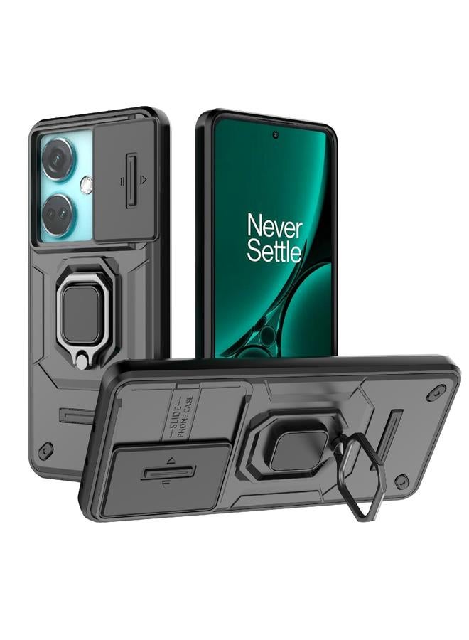 اس-توب جراب لهاتف OnePlus Nord CE3 5G، مصنوع من مادة TPU + PC، جراب مقاوم للصدمات مع حامل - Image 1