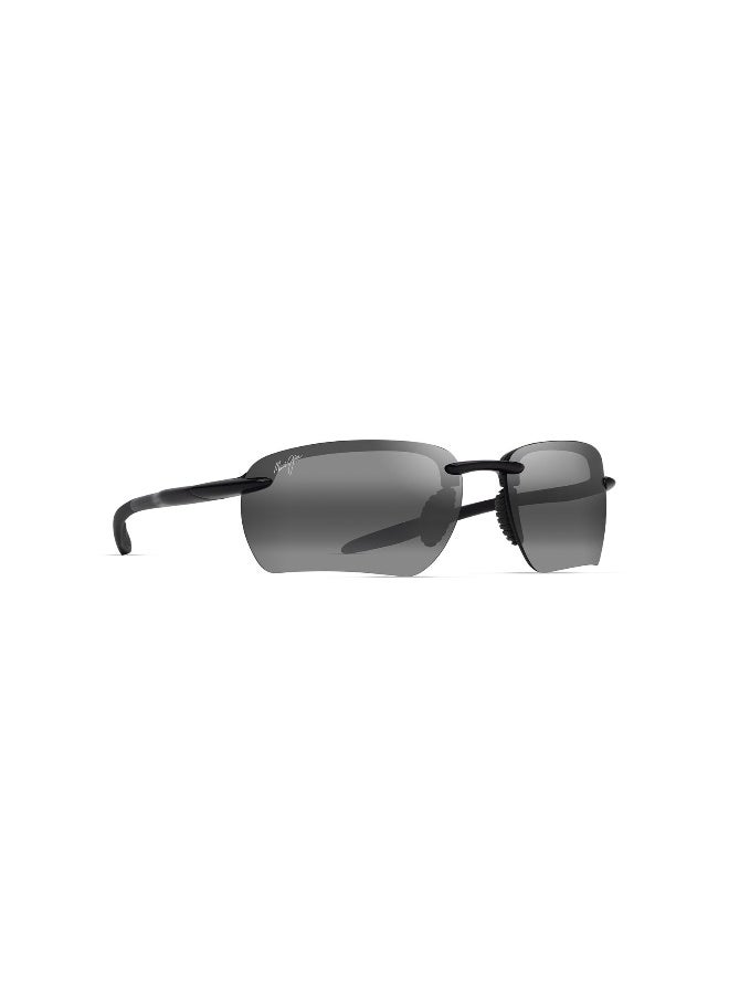 MAUI JIM Ho'okipa Ultra G 336 02B Men's Rimless Irregular Polarized Sunglasses - Image 1