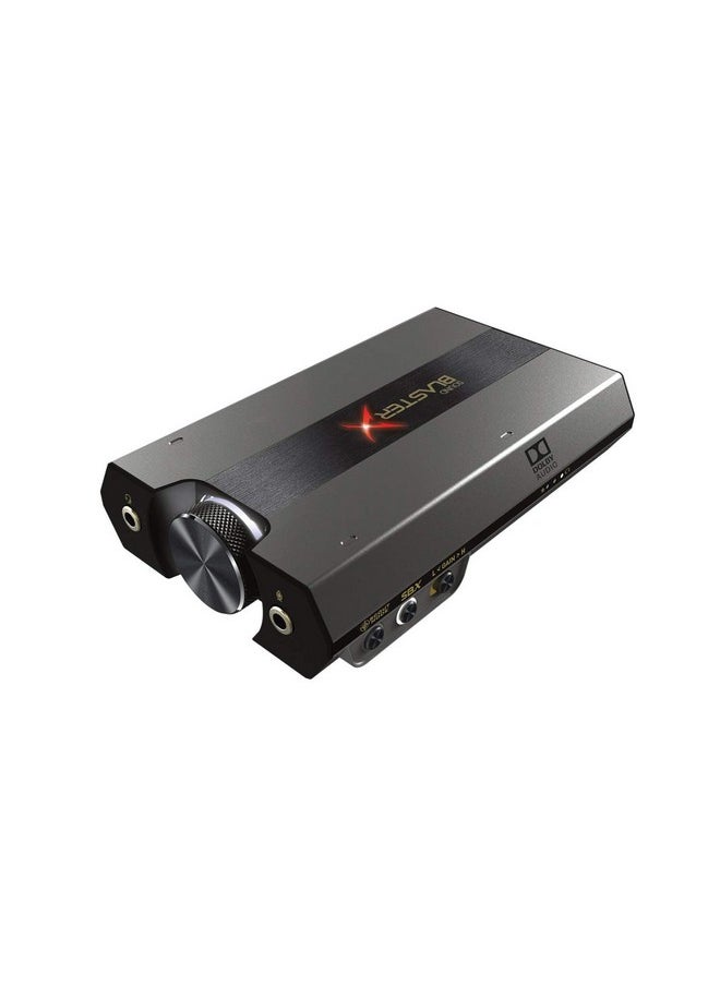 Creative Creative Sound BlasterX G6 Hi-Res 130dB 32bit/384kHz Gaming DAC,External USB Sound Card with Xamp Headphone Amp,Dolby Digital,7.1 Virtual Surround Sound,Speaker Control for PS4,Xbox One,Nintendo  - Image 1