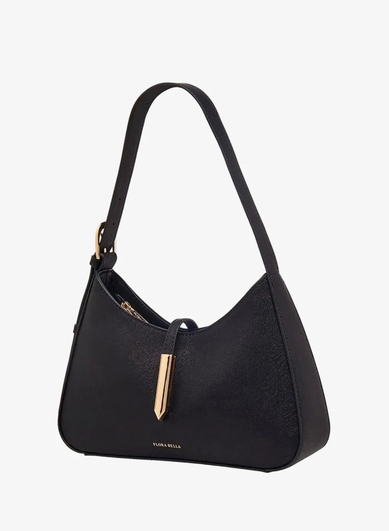 فلورا بيلا من شو إكسبرس Flora Bella Metallic Trim Shoulder Bag With Zip Closure Ramadan Collections