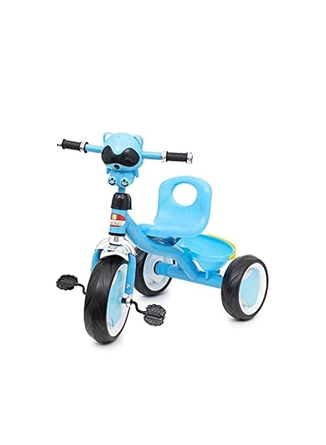 BABY PLUS Infans Kids Tricycle Rider With Adjustable Seat Storage Basket Premium Quiet Wheels Non Slip Handle For Baby Boy - Image 1