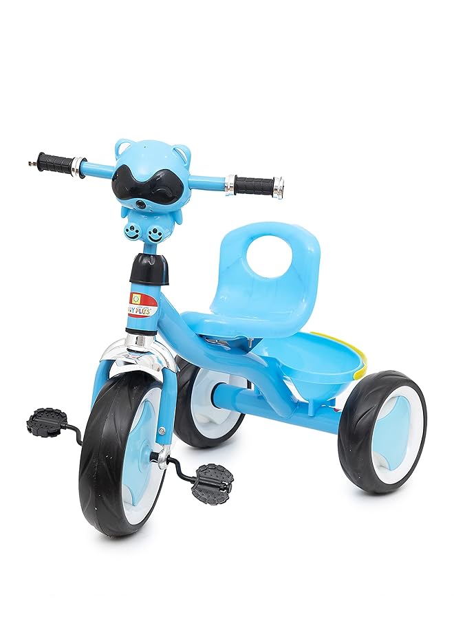 BABY PLUS Infans Kids Tricycle Rider With Adjustable Seat Storage Basket Premium Quiet Wheels Non Slip Handle For Baby Boy - Image 2