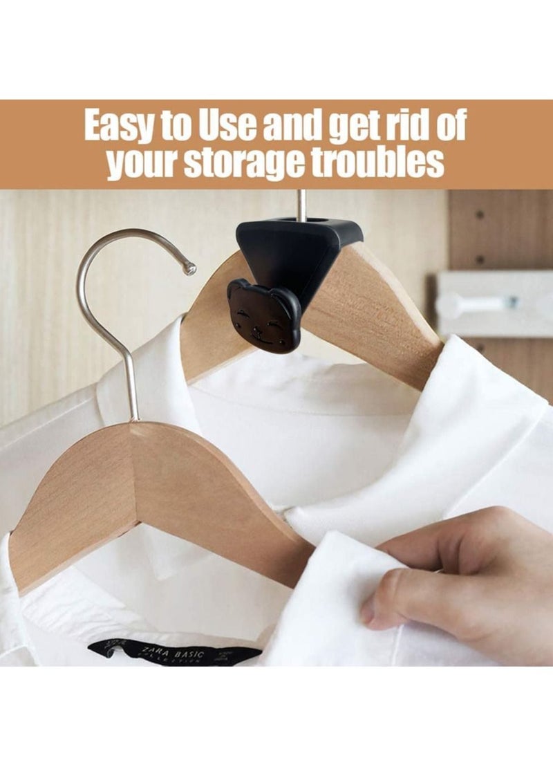 SYOSI - Clothes Hanger Connector Hooks 18pcs Space Saving Cascade Hanger Hooks As Seen on Tv Create Up to 3x More Closet Space Slipover Design Organize Shirts - Image 1