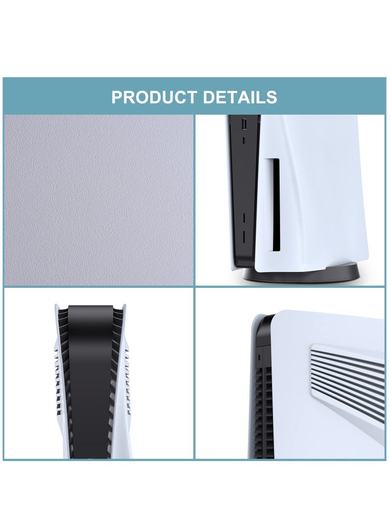 Y&D غلاف بديل لإصدار قرص PS5، غطاء حماية مضاد للخدش والغبار مع فتحات تبريد لإصدار Playstation 5 باللون الأبيض - Image 2