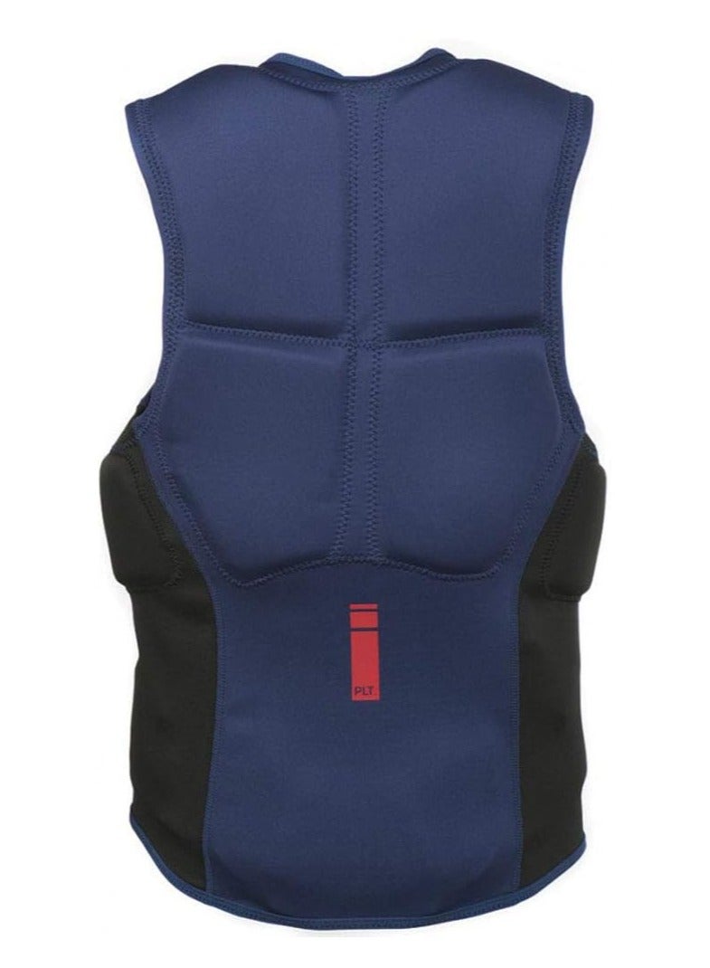 Prolimit Slider Vest PL - Half Padded FZ | Blue | Premium Performance Water Sports Life Vest for Men & Women | Comfortable, Durable, Adjustable Fit for Wakeboarding, Waterskiing & More - Image 2