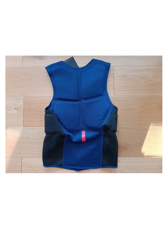 Prolimit Slider Vest PL - Half Padded FZ | Blue | Premium Performance Water Sports Life Vest for Men & Women | Comfortable, Durable, Adjustable Fit for Wakeboarding, Waterskiing & More - Image 3