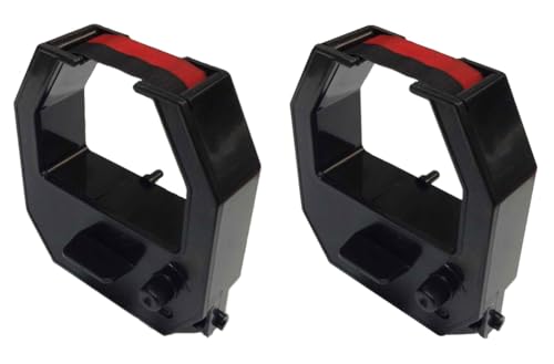 COMPUMATIC 2-Pack Compatible Replacement Ribbon fits uPunch HN1000 HN2000 HN3000 HN4000 FN1000, Pyramid 2500 2650pro 3800, Nile 4500PP, Black/Red Ink - Image 3