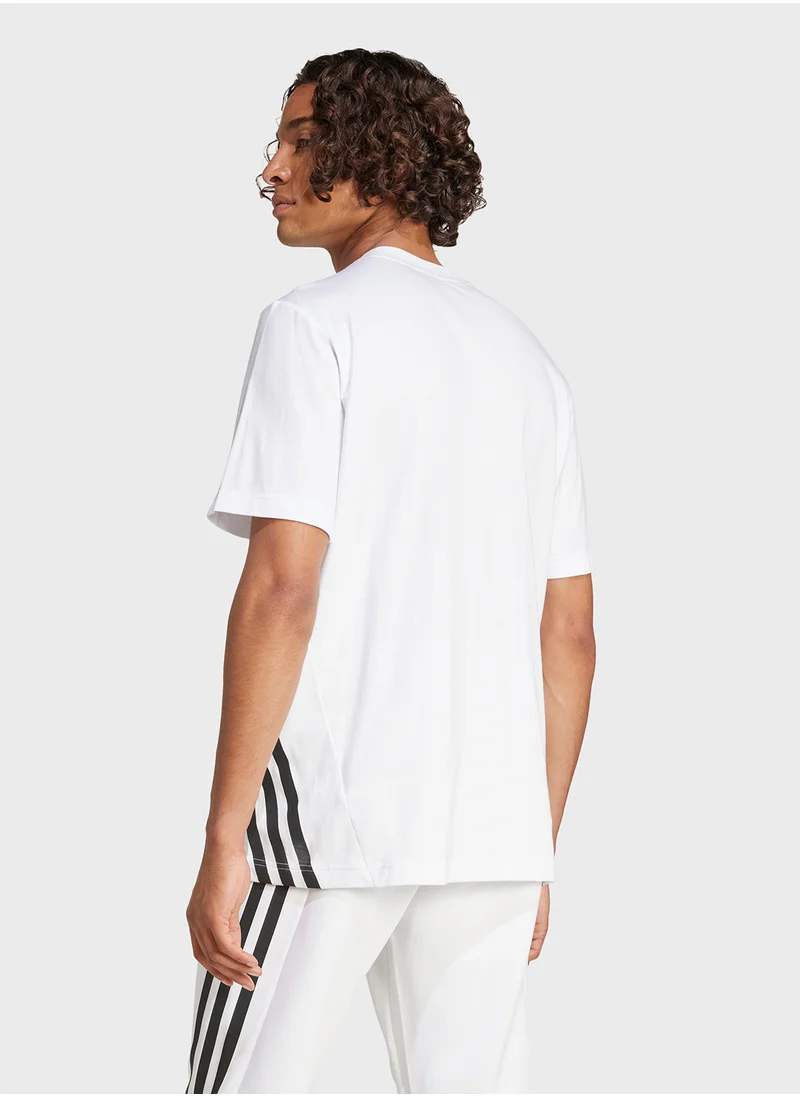 Adidas Future Icon 3 Stripe T-Shirt