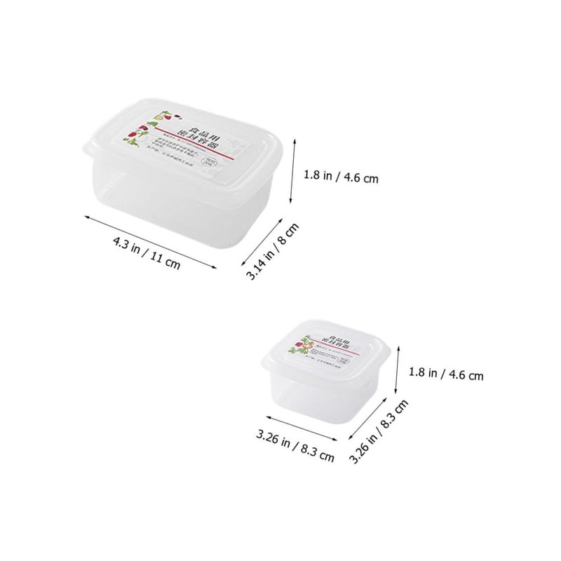 8Pcs Airtight Refrigerator Organizer Bins Set With Lids For Meat Fruit And Meal Prep - Image 3