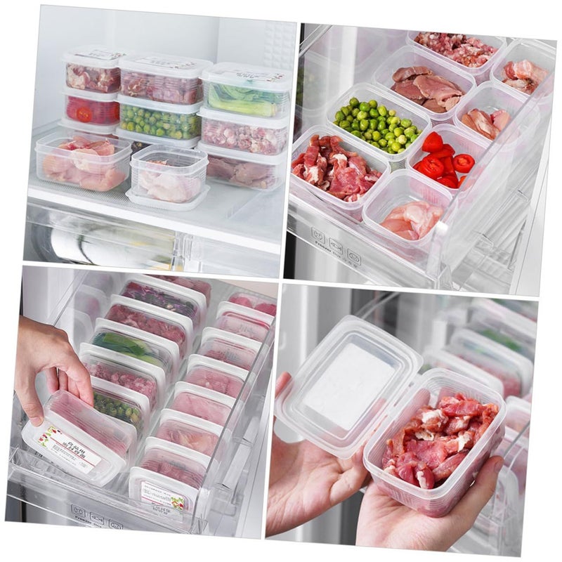 8Pcs Airtight Refrigerator Organizer Bins Set With Lids For Meat Fruit And Meal Prep - Image 4