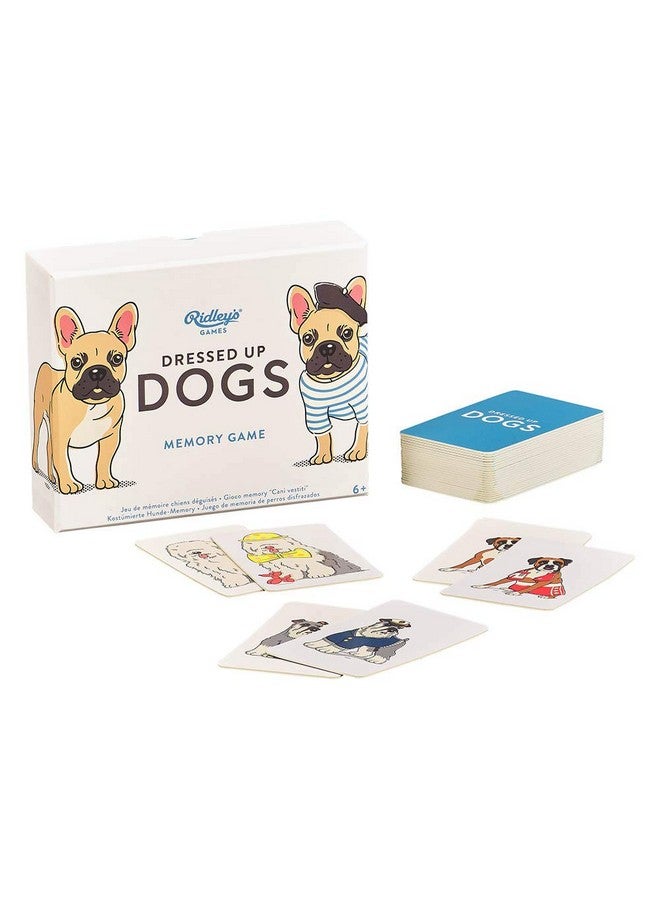 Ridley's Ridley’s Dressed Up Dogs Memory Game - Includes 50 Matching Cards and Instructions - Memory Card Game Featuring Well-Dressed Dogs - Fun for All Ages, Makes a Great Gift Idea - Image 2