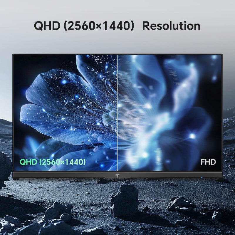 KTC 27 Inch QHD Computer Monitor 100Hz, Up to 120Hz, IPS Panel, 2K 1440P PC Gaming Monitor for Home Office, Adaptive-Sync Support, HDR10, Tilt Adjustable, H27D9 - Image 3