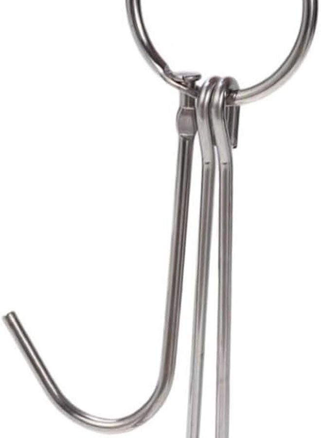 10Pcs Stainless Steel Meat Hanging Hooks for BBQ Grill Cooking and Drying - Image 2