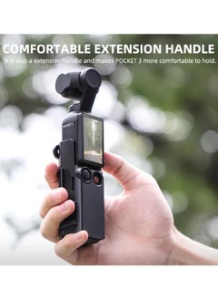 Generic For DJI Osmo Pocket 3 Expansion Adapter Frame Protective Case Cold Shoe Brackets Handle Housing Shell Cover with Foldable Two Claw Interface for Microphones Fill Lights Grip  - Image 3