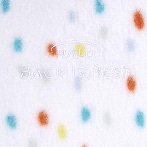 HALO Micro-Fleece Sleepsack Swaddle, 3-Way Adjustable Wearable Blanket, TOG 3.0, Confetti, Newborn, 0-3 Months - Image 2