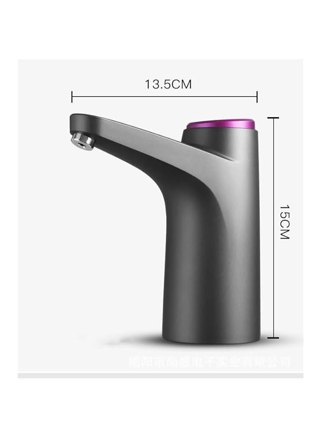 HOOKOR Water Bottle Pump,  Drinking Water Pump, USB Charging Bottled Water Pump, Automatic Drinking Water Pump, For Universal 3-5 Gallon Bottle, Portable Water Dispenser For Indoor & Outdoor (Black)  - Image 5