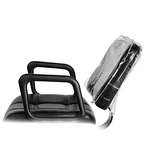 Burmax Scalpmaster Round Chair Back Cover Transparent Vinyl - Image 2