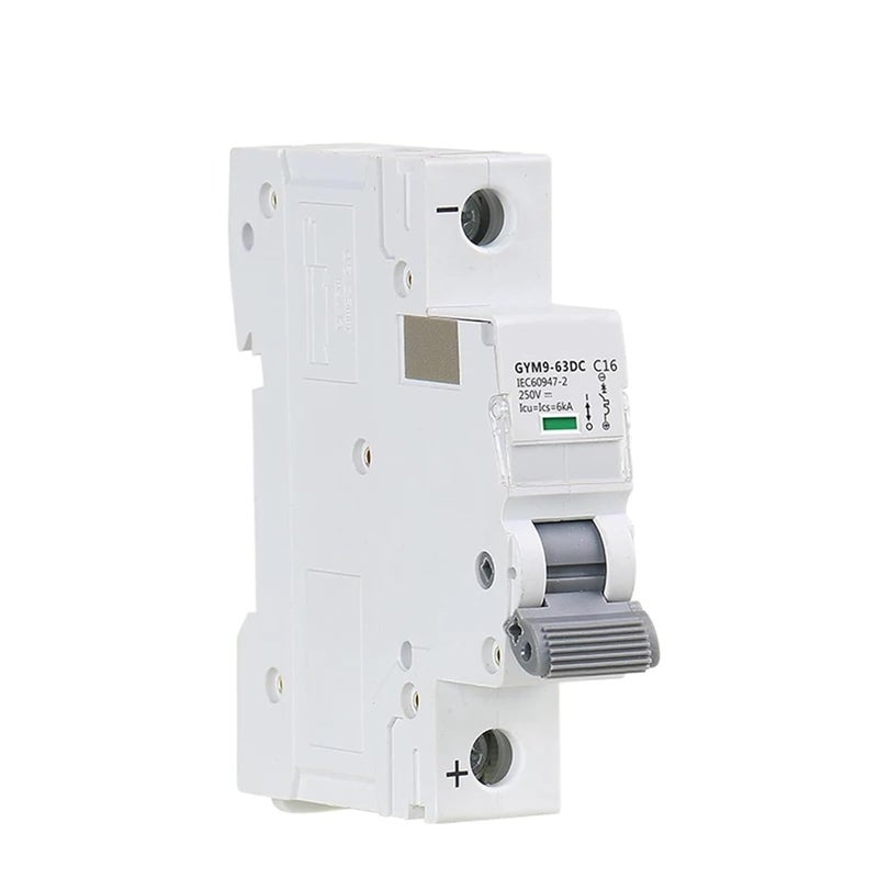 GYM9 DC 1P 40A قاطع دائرة مصغر للسكة الدينية 6KA 250V قطب واحد 6A إلى 63A - Image 1