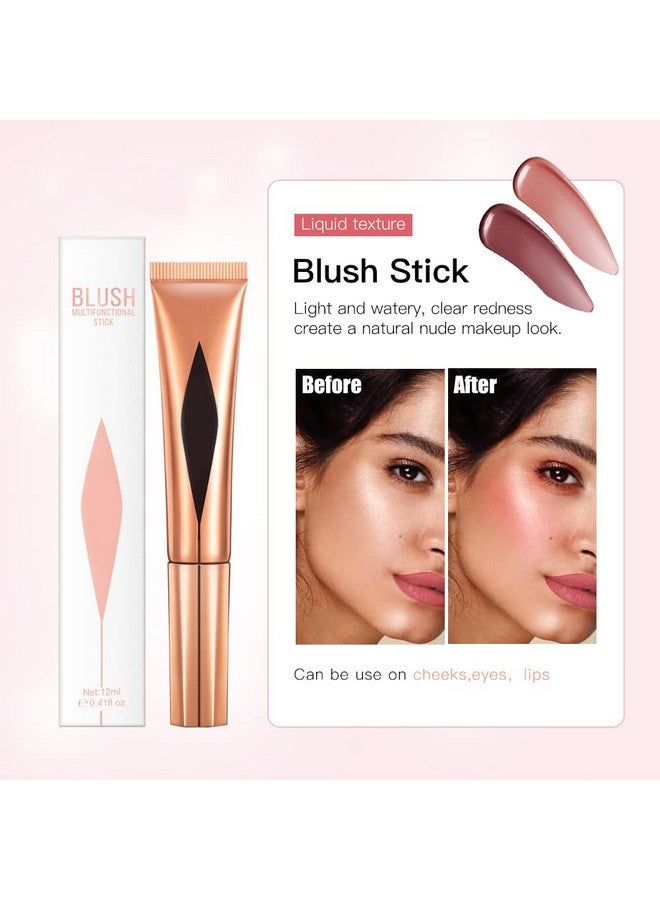 Spdoo Concealer Stickcontour Stick Makeup Liquid Highlight And Contour Wandcream Contour Stick With Soft Cushion Applicatorfoundation Highlight Makeup Bronzer Stick For Face  - Image 3