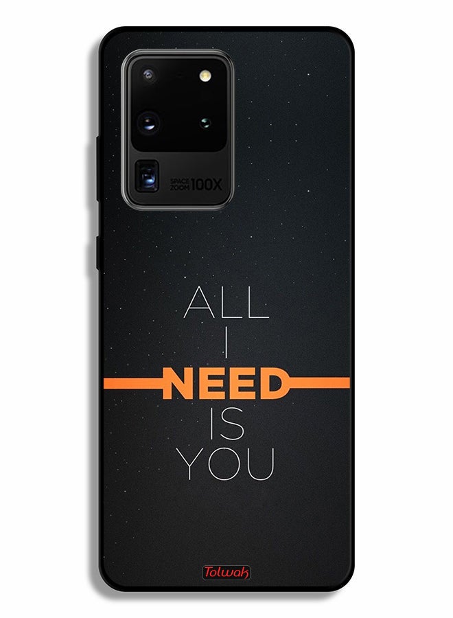 Tolwak Samsung Galaxy S20 Ultra Protective Case Cover All I Need Is You - Image 2