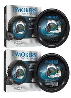 2-Piece Cleansing Tooth Powder With Charcoal 2X40gm