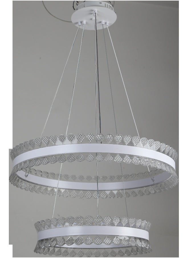 Hummer Modern white walnut hanger with 3 lights  - Image 2