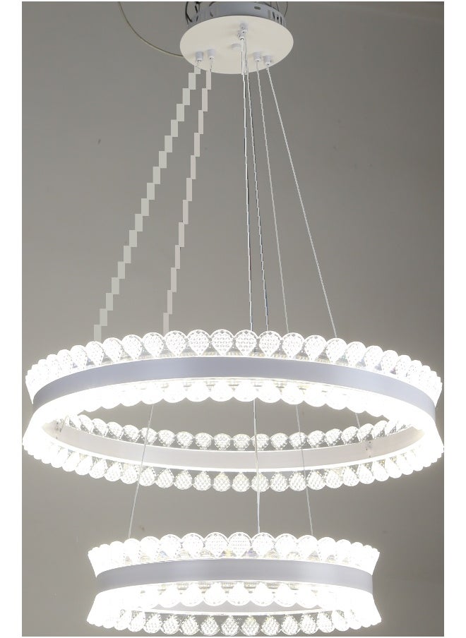 Hummer Modern white walnut hanger with 3 lights  - Image 1