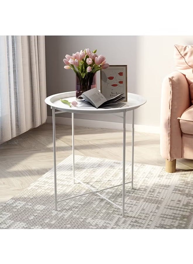 Generic Modern Nordic Folding Coffee Table, Simple Sofa Coffee Table, Creative Mini Round Table  - Image 5