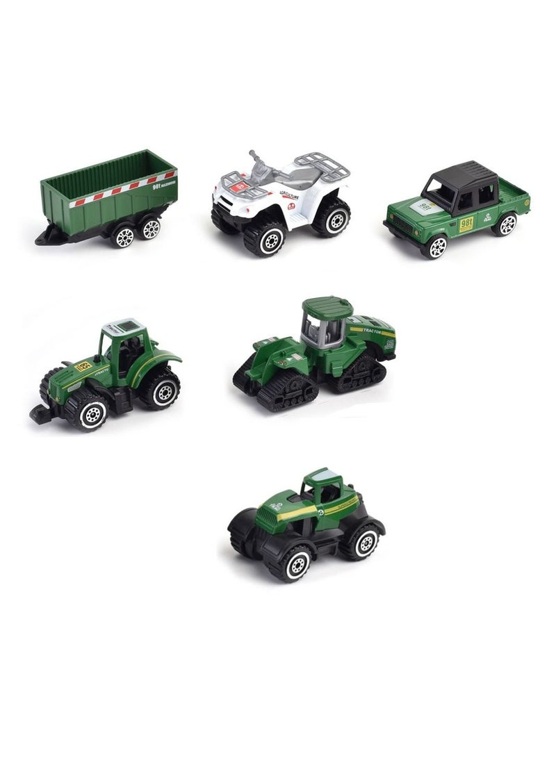 Little Story مركبة مزارع منزلقة مصنوعة من سبائك معدنية (6 قطع) - متعددة الألوان - Image 2